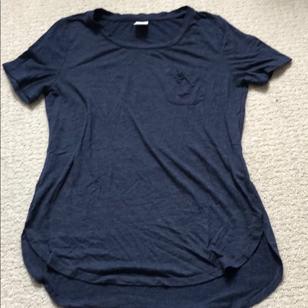 Blue t-shirt with pocket